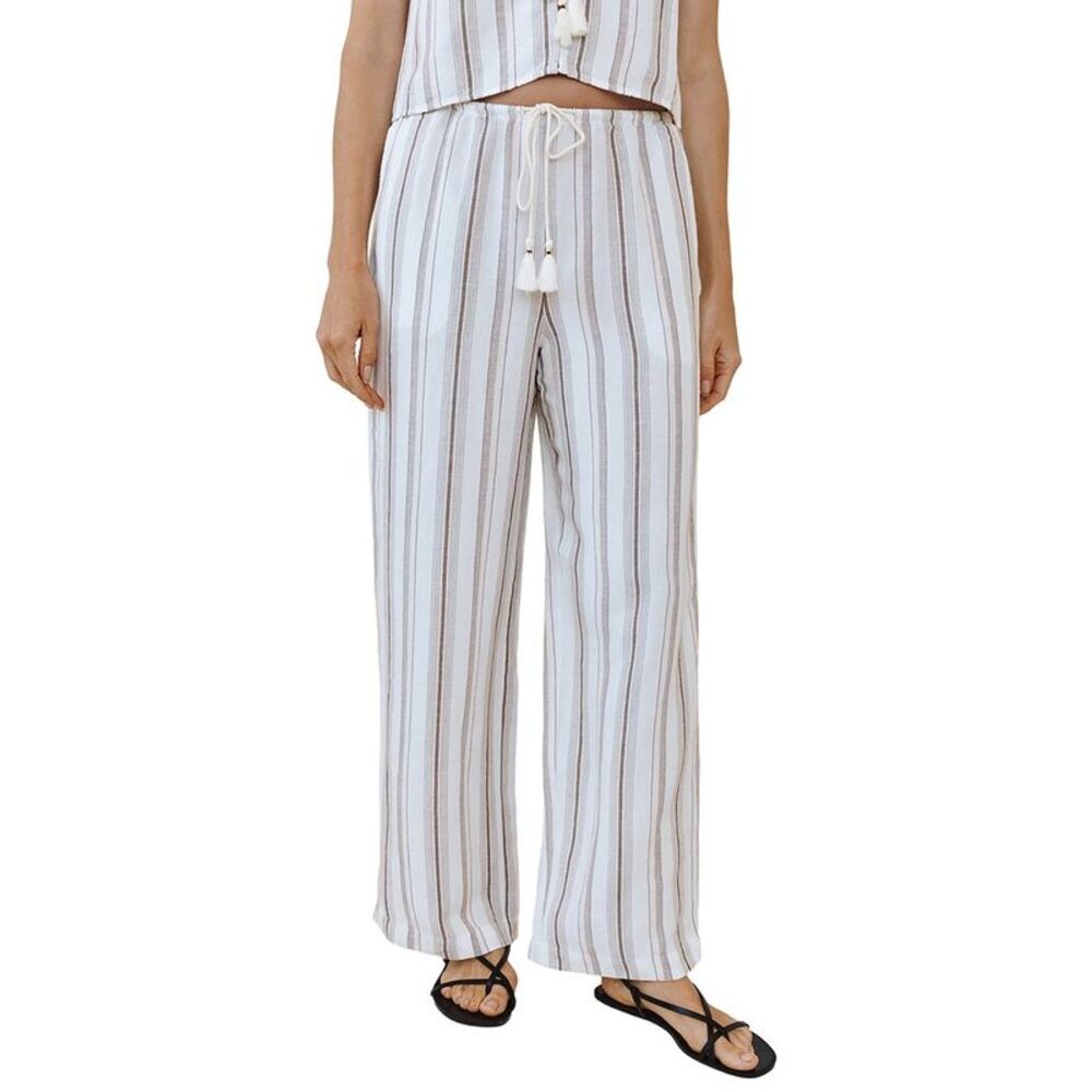 Bella Dahl Womens  Linen-Blend Beach Pant